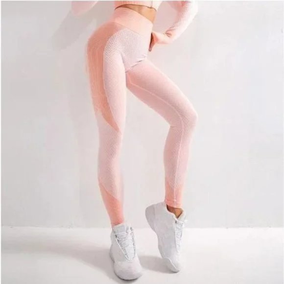 Astoria Activewear Pink Workout Leggings - Picture 1 of 4